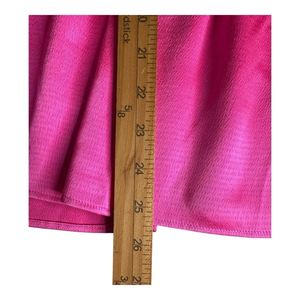 Lilly Pulitzer‎ Jaylene Dark Pink Party Puff Long Sleeve Jacquard Size 10